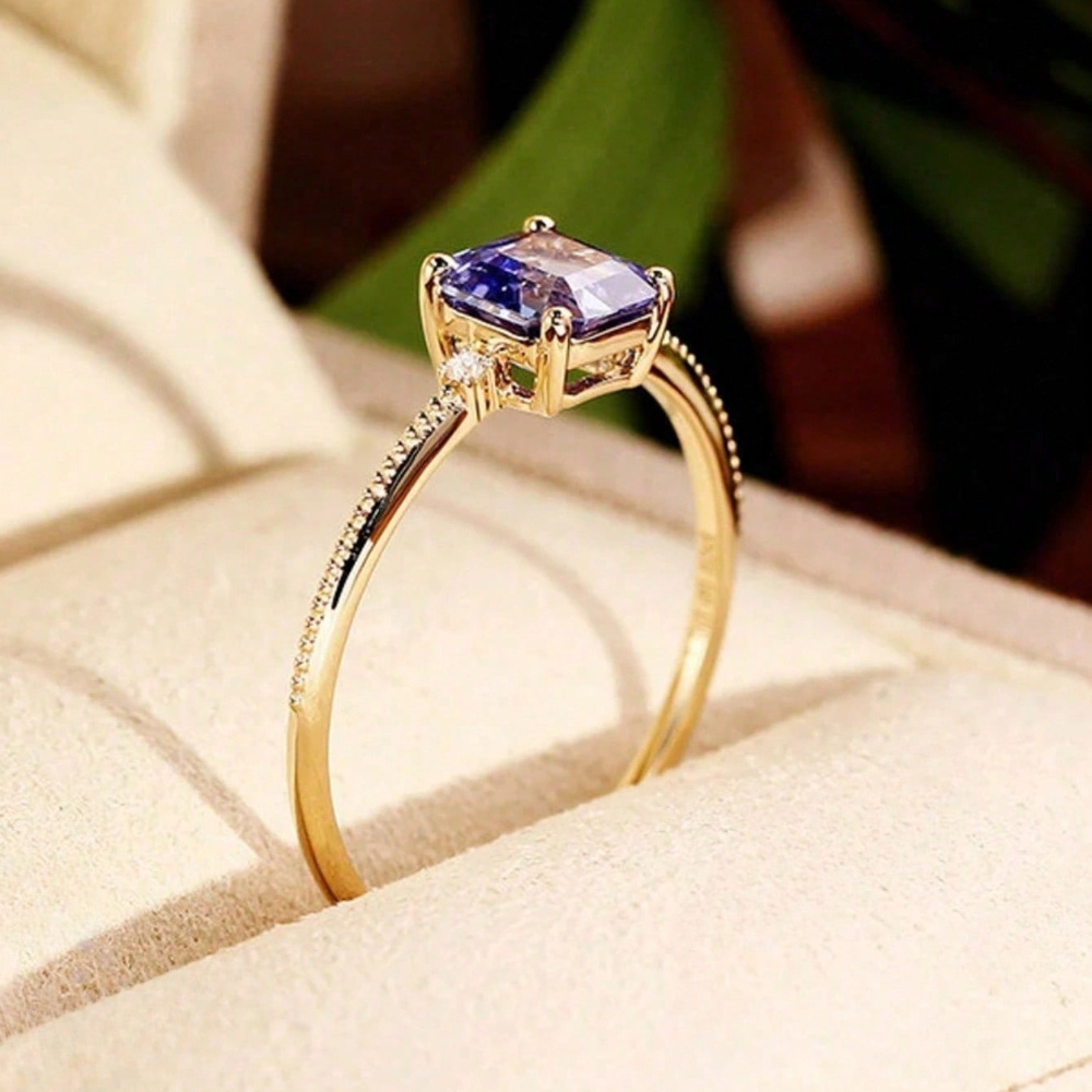 Copper Ring with Zirconia for Daily & Wedding Wear